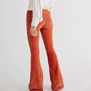 Free People Pull on Corduroy Flare sz 28 brand new with tags